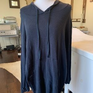 Michele hooded navy sweater